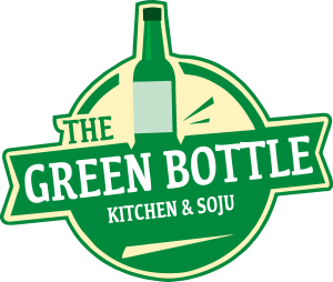 The Green Bottle Logo Vector