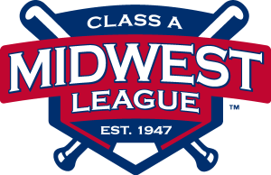 The Midwest League of Professional Baseball Clubs Logo Vector