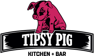 Tipsy Pig Logo Vector