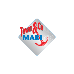 Town & Country Marine Logo Vector