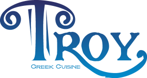 Troy Greek Cuisine Logo Vector