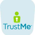 TrustMe Badge Logo Vector