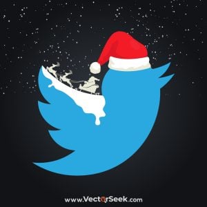 Twitter Christmas Logo Template
