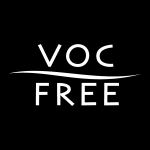 VOC FREE white Logo Vector