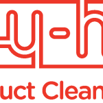 Vacu Man Duct and Furnace Cleaning Logo Vector