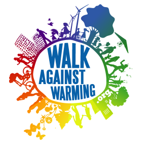 Walk Against Warming Logo Vector