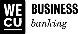 We CU Business Banking black Logo Vector