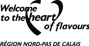 Welcome to the heart of flavours black Logo Vector