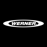 Werner Ladder white Logo Vector