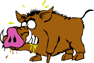 Wild Pig Logo Vector