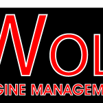 Wolf Engine Management Logo Vector