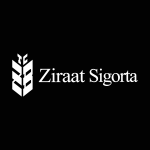 Ziraat Sigorta white Logo Vector