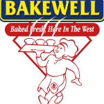 bakewell   baked fresh here in the west Logo Vector