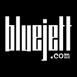 bluejett white Logo Vector