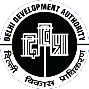 delhi development authority  black Logo Vector