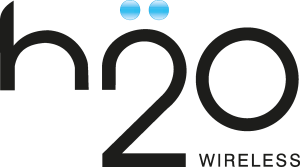 h2o Wireless Logo Vector