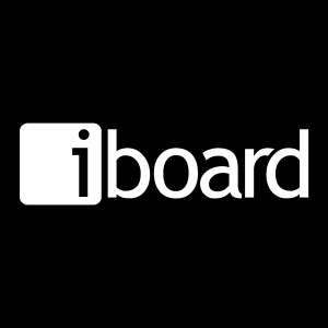 iBoard white Logo Vector