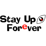 stay up forever Logo Vector