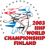 2003 IIHF World Championships Finland Logo Vector