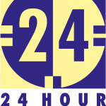 24 Hour Service Logo Vector