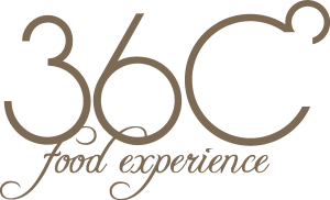 360 Food Experience Logo Vector