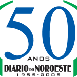 50 Anos Diario do Noroeste Logo Vector