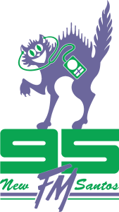 95 FM New Santos Logo Vector