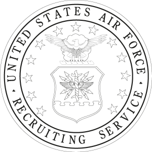 AIR FORCE SERVICE CREST Logo Vector