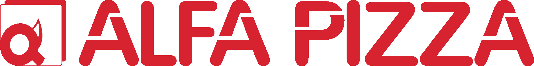 Alfa Pizza Logo Vector