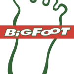 Big Foot Gasoline Logo Vector