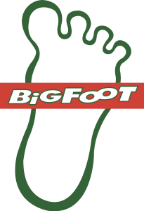 Big Foot Gasoline Logo Vector