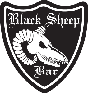 Black Sheep Bar Logo Vector