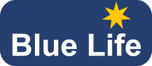 Blue Life Logo Vector