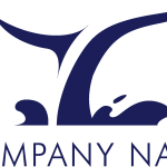 Blue Whale Company Logo Vector