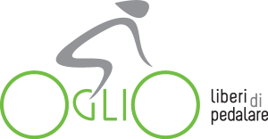 Ciclabile Ciclovia Fiume Oglio Logo Vector