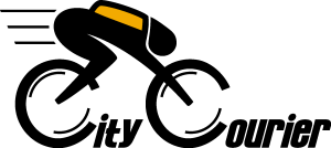City Courier Logo Vector