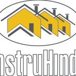 Construhindo Logo Vector