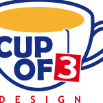 Cup of 3 Design Logo Vector