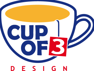 Cup of 3 Design Logo Vector