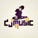 DJ Music Logo Vector