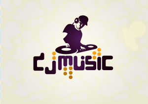 DJ Music Logo Vector