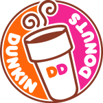 Dunkin donuts old Logo Vector