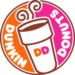 Dunkin donuts old Logo Vector