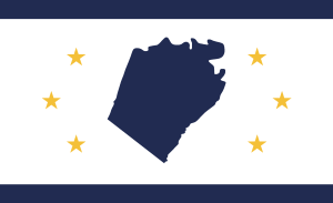 Flag of Berkeley County, West Virginia Logo Vector