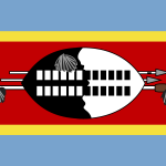 Flag of Eswatini Logo Vector