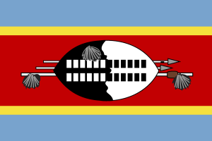 Flag of Eswatini Logo Vector