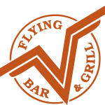 Flying V Bar & Grill Logo Vector