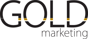 Gold Marketing Logo Vector