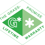 Grass Promise Lifetime Warranty Logo Vector