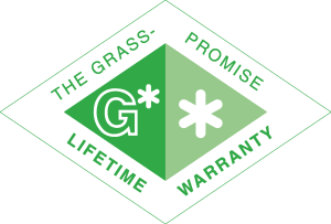 Grass Promise Lifetime Warranty Logo Vector
